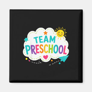 Team preschool teacher back to school preschool magnet