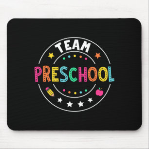 Team preschool teacher kids back to school mouse pad
