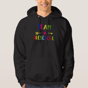 Team Preschool Teacher Student Happy Back To Schoo Hoodie