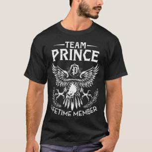 Team PRINCE Lifetime Member Last Name T-Shirt