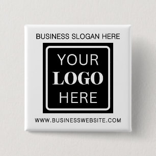 Team Promotional Tagline Website Business Logo 15 Cm Square Badge