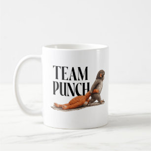Team Punch Baby Japanese Monkey Coffee Mug