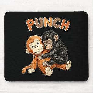 Team Punch - Baby Monkey Punch Mouse Pad