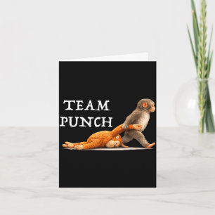 Team punch baby monkey Team punch baby monkey  Card