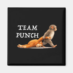 Team punch baby monkey Team punch baby monkey Magnet