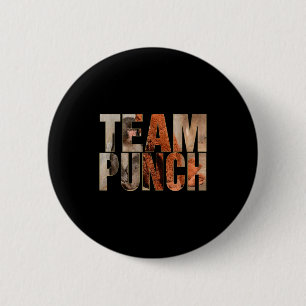 Team punch funny monkey meme baby monkey men women 6 cm round badge