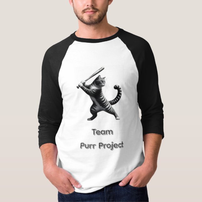 Team Purr Project T-Shirt (Front)