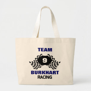 Team Racing Family Large Tote Bag