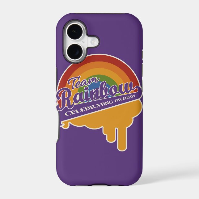 Team Rainbow custom iPhone case (Back)