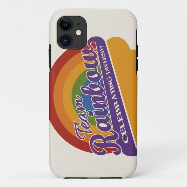 Team Rainbow custom iPhone case (Back)