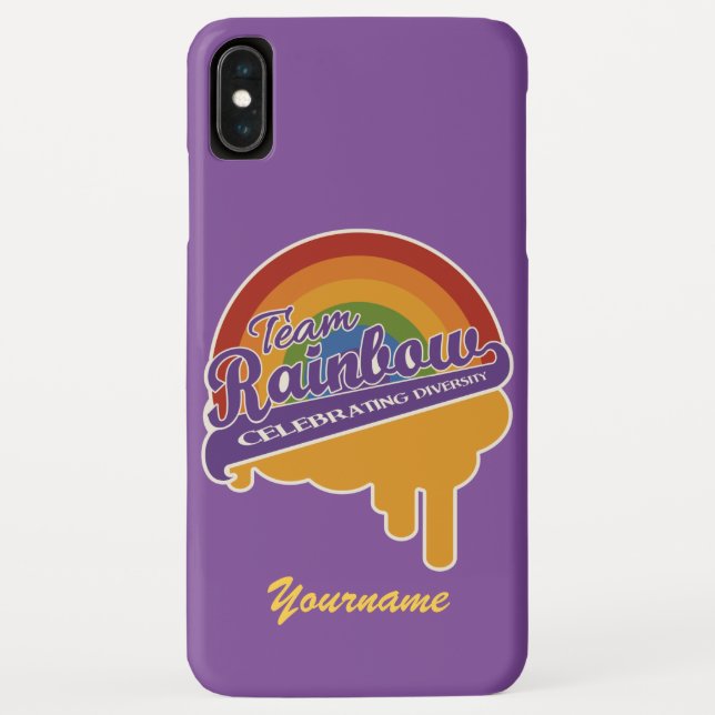 Team Rainbow custom monogram cases (Back)