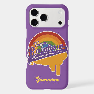 Team Rainbow custom monogram cases