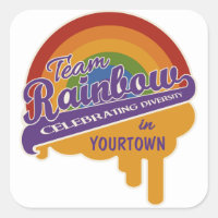 Team Rainbow custom stickers