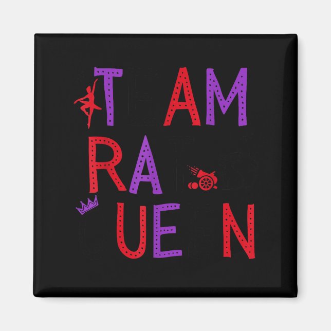 Team Rat Queen Nutcracker Ballet Christmas Womens  Magnet (Front)