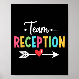 Team Reception Nursery Teacher Student Back To Sch Poster