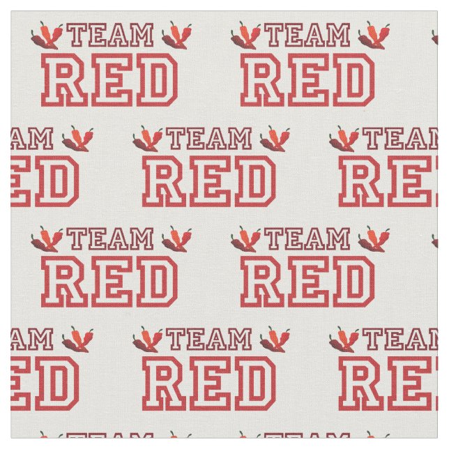 TEAM RED Chile Fabric (Close Up)