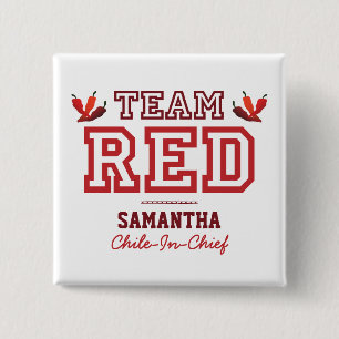 TEAM RED Member 15 Cm Square Badge