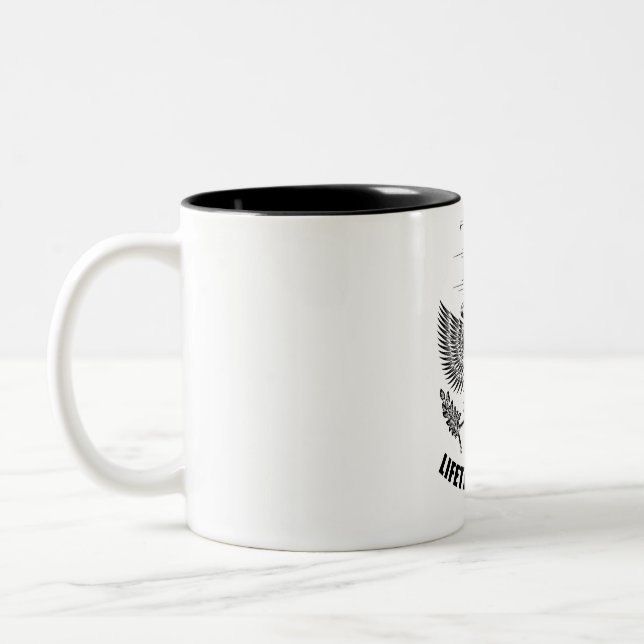 Team Reese Lifetime member Two-Tone Coffee Mug (Left)