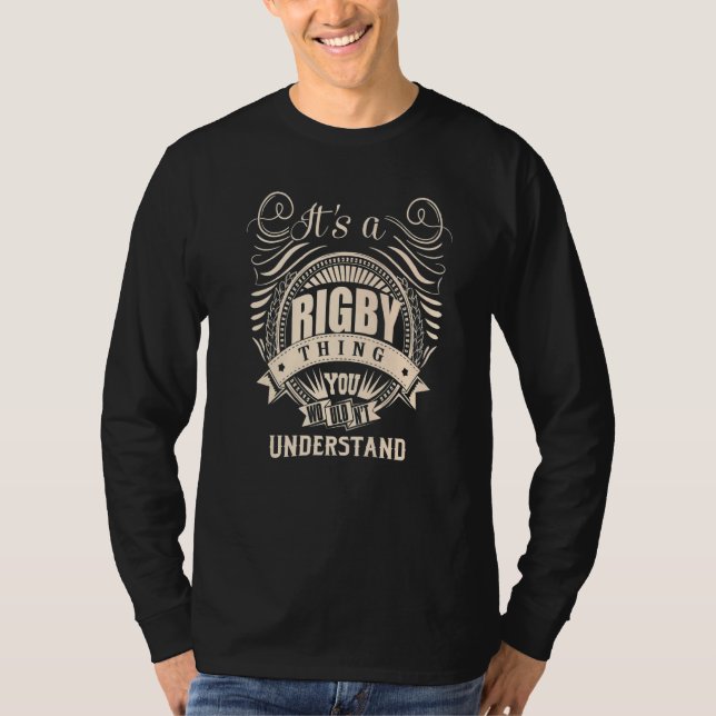 Team RIGBY Lifetime Member T-Shirt (Front)