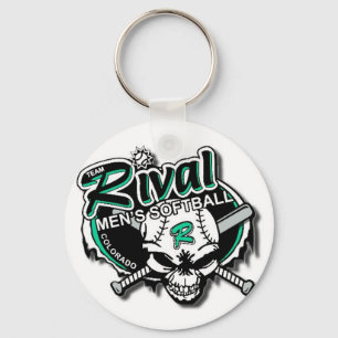 Team Rival Softball Keychain