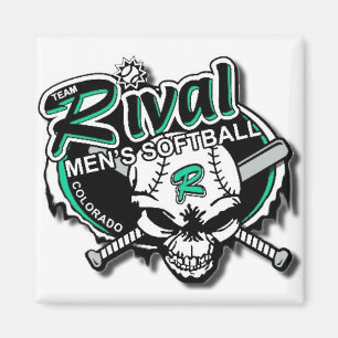 Team Rival Softball Magnet