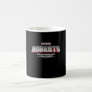 Team ROBERTS Family Surname Last Name Member Coffee Mug