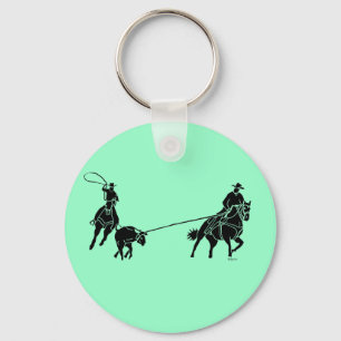 Team Ropers 200 Key Ring