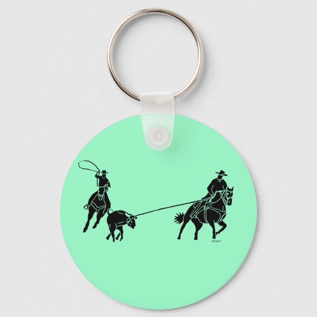 Team Ropers 200 Key Ring (Front)