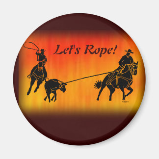 Team Ropers 202 Magnet