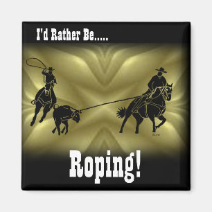 Team Ropers 203 Magnet