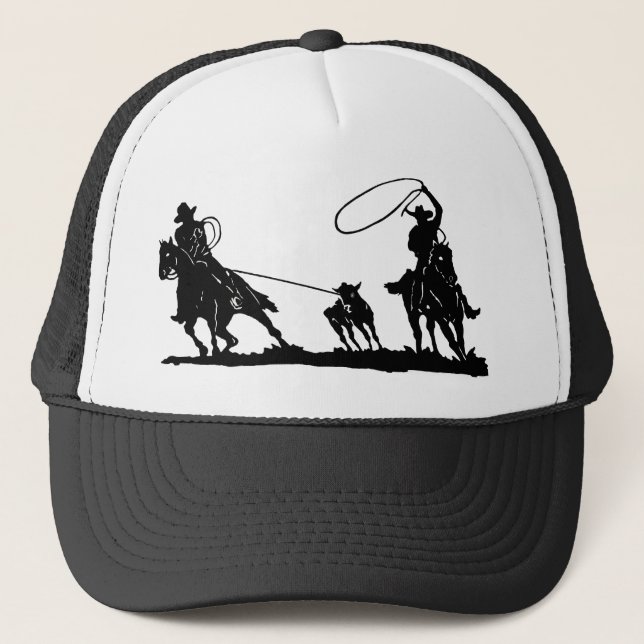Team Ropin' Trucker Hat (Front)