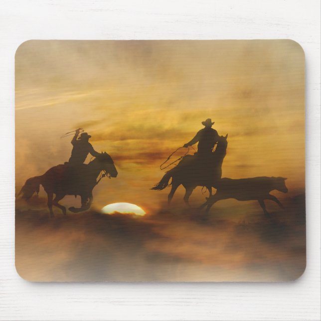 Team Roping Mouse Pad (Front)