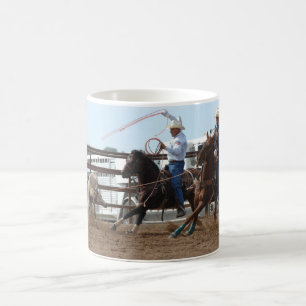 Team Roping mug