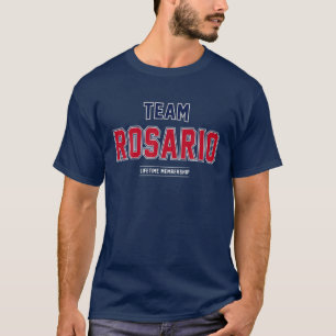 Team Rosario Gift Proud Family Last Name Surname T-Shirt