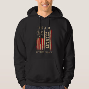 Team RUANO Lifetime Member American Flag Hoodie