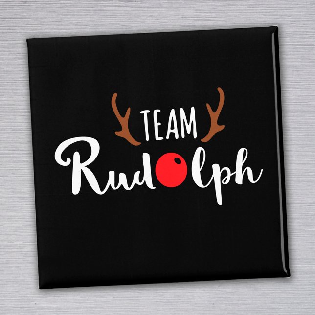 Team Rudolph Christmas Motif Magnet (Creator Uploaded)