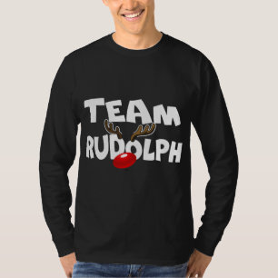 Team Rudolph Cute Christmas Reindeer Deer Lover Gi T-Shirt
