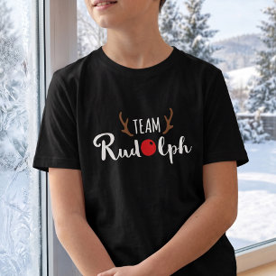 Team Rudolph - Winter Group Photo - Dark T-Shirt