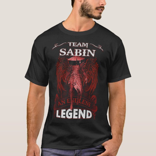 Team SABIN - An Endless LEGEND T-Shirt (Front)