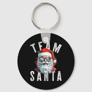 Team Santa Christmas Funny Xmas Santa Claus 1  Key Ring