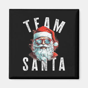 Team Santa Christmas Funny Xmas Santa Claus 1  Magnet