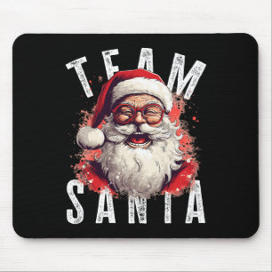 Team Santa Christmas Funny Xmas Santa Claus 2 Mouse Pad