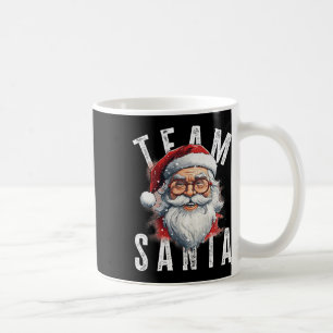 Team Santa Christmas Funny Xmas Santa Claus 4  Coffee Mug