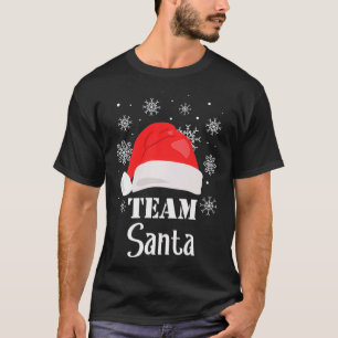 Team Santa Christmas Squad Family Matching Pajama  T-Shirt