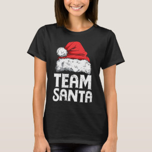 Team Santa Christmas Squad Family Matching Pajamas T-Shirt