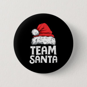 Team Santa Christmas Squad Family Matching Pyjamas 6 Cm Round Badge