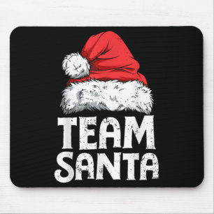 Team Santa Christmas Squad Family Matching Pyjamas Mouse Pad