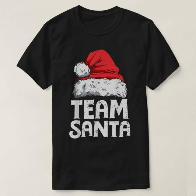Team Santa Christmas Squad Family Matching Pyjamas T-Shirt (Design Front)