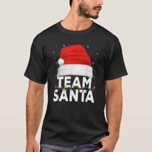 Team Santa Christmas Squad Matching Family Pajamas T-Shirt