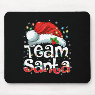 Team Santa Claus Christmas Family Matching Pajama  Mouse Pad